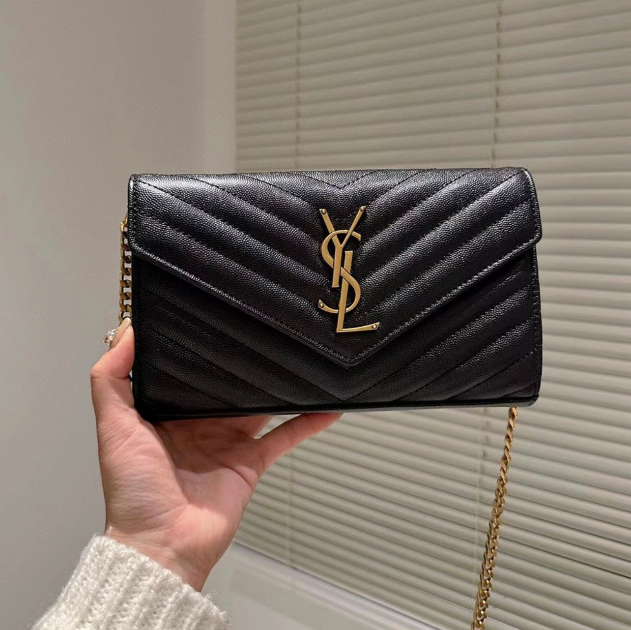 Saint Laurent YSL  Monogram Handbag Shoulder Bag