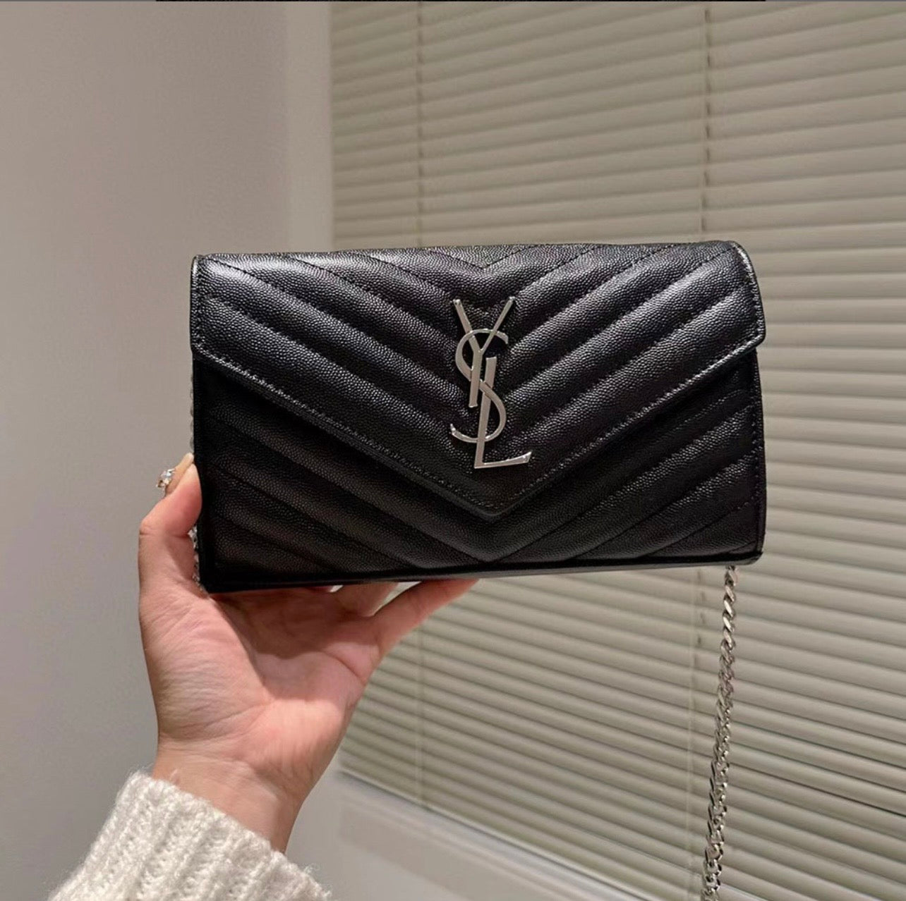 Saint Laurent YSL  Monogram Handbag Shoulder Bag
