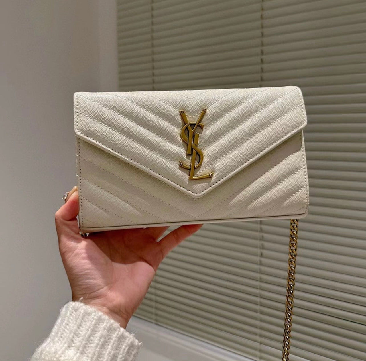 Saint Laurent YSL  Monogram Handbag Shoulder Bag