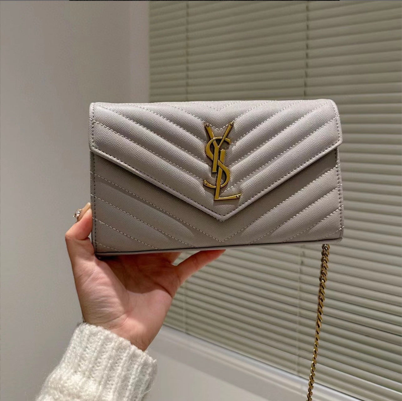 Saint Laurent YSL  Monogram Handbag Shoulder Bag
