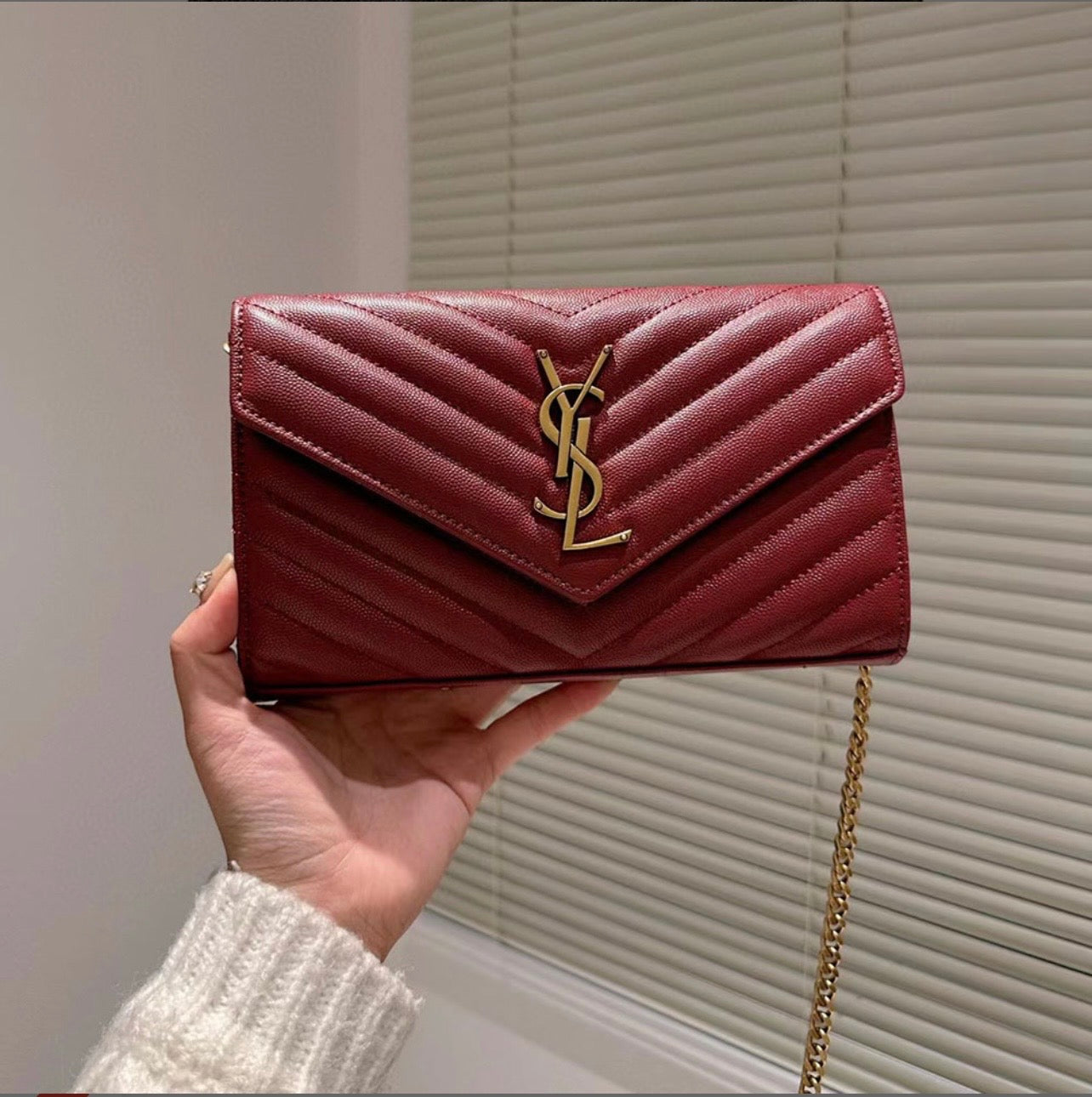 Saint Laurent YSL  Monogram Handbag Shoulder Bag