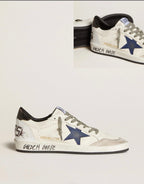 Golden Goose GGDB Ball Star in nappa with leather star and metallic leather heel tab