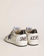 Golden Goose GGDB Ball Star in nappa with leather star and metallic leather heel tab