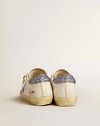 Golden Goose GGDB Women's Super-Star LTD with suede star and heel tab with Swarovski crystals