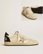 Golden Goose GGDB Women's Super-Star LTD in nappa and suede with glitter star and black heel tab (Copy)
