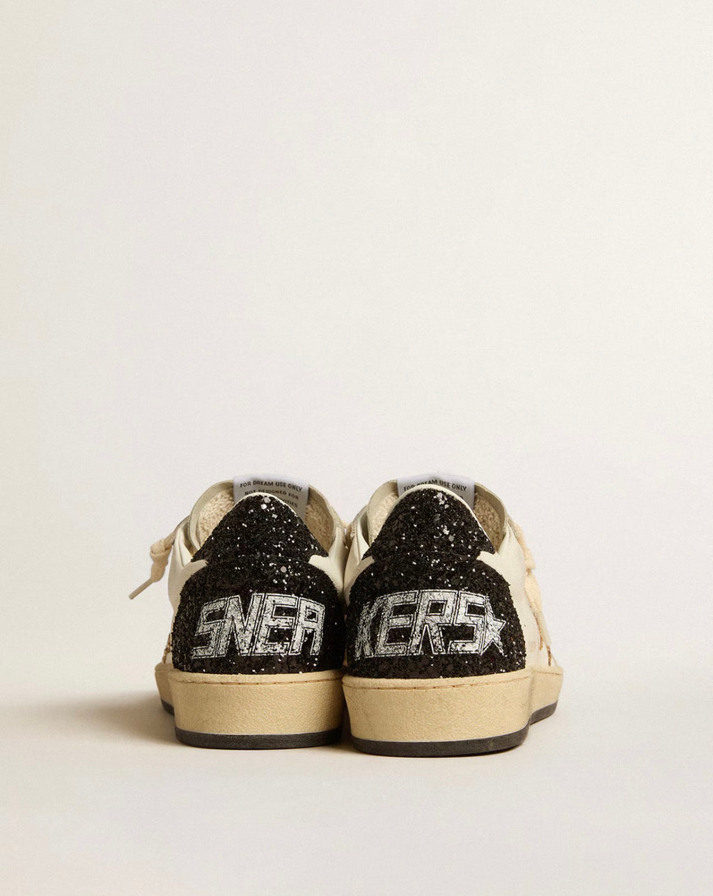 Golden Goose GGDB Women's Super-Star LTD in nappa and suede with glitter star and black heel tab (Copy)