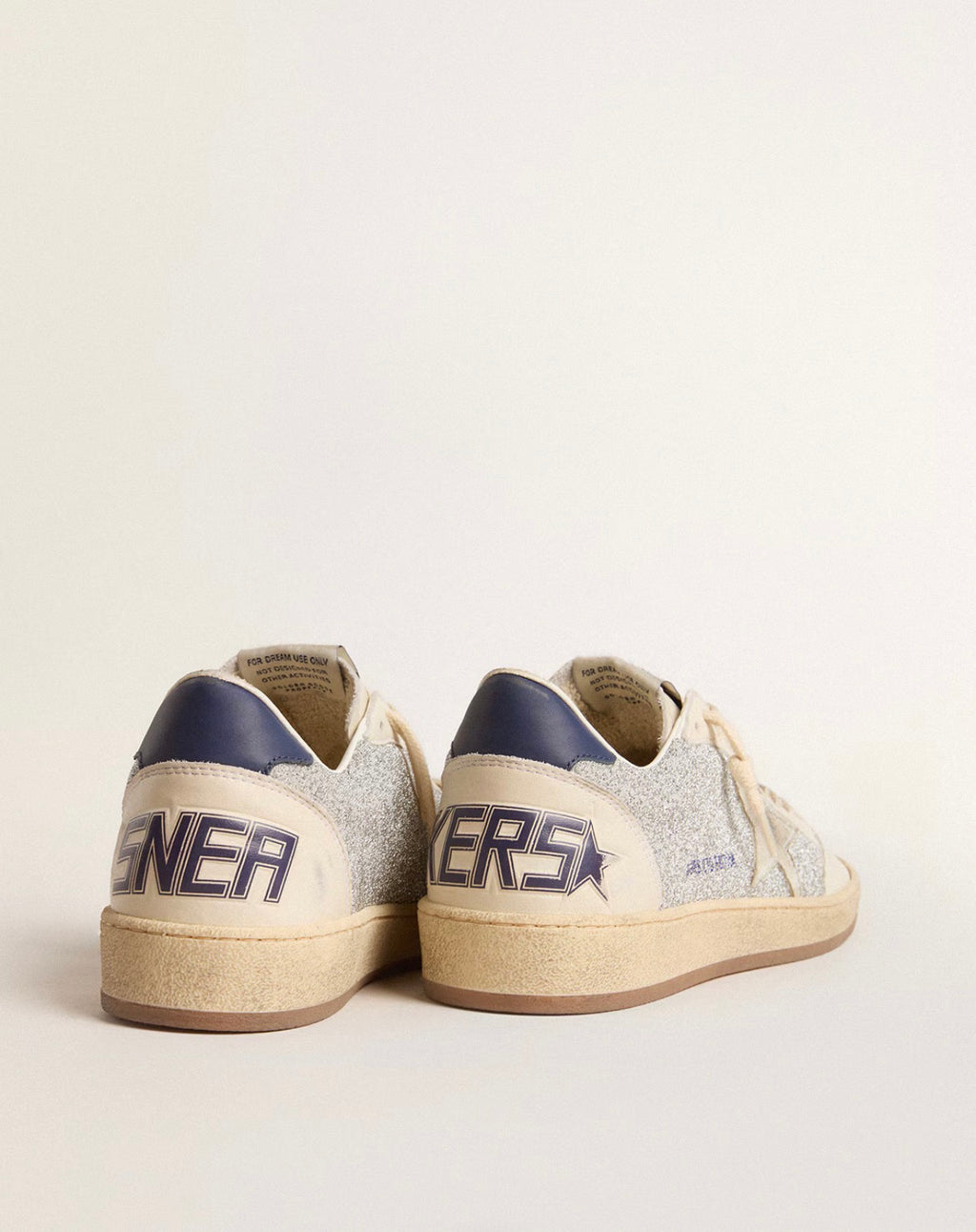 Golden Goose GGDB Women's Ball Star LTD in Swarovski crystals and leather with white suede star