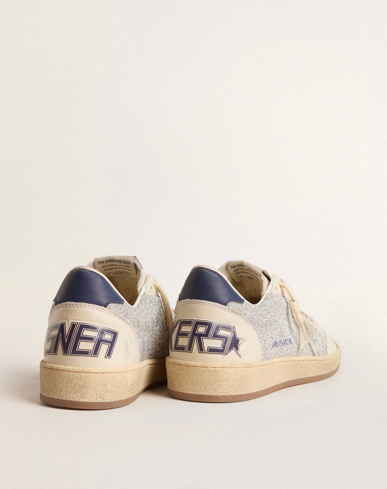 Golden Goose GGDB Women's Ball Star LTD in Swarovski crystals and leather with white suede star